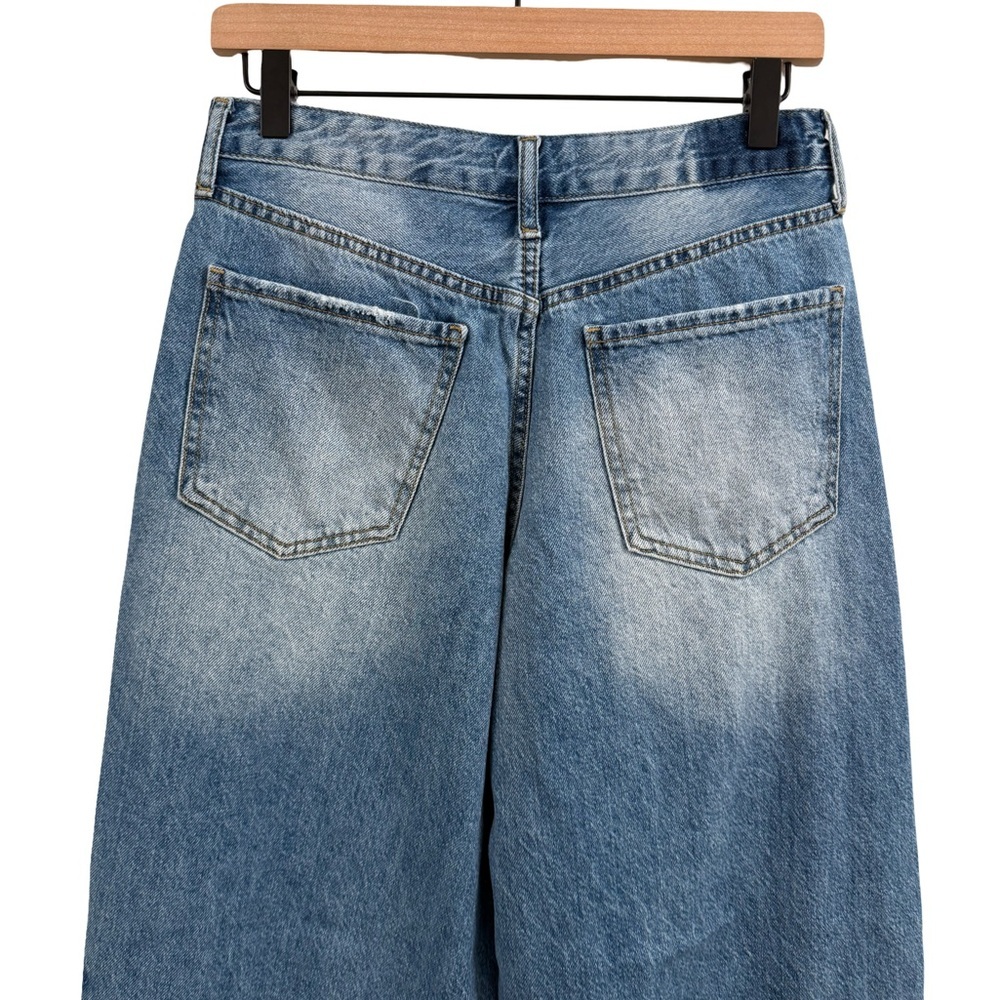 Song Denim Wide Leg Starry Boyfriend Jeans - Picture 4 of 11
